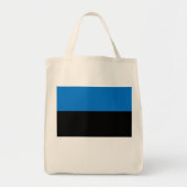 Tote Bag Drapeau de l'Estonie (Devant)