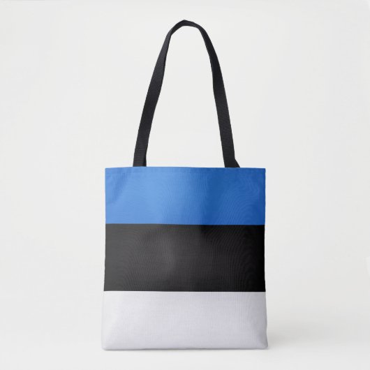 Tote Bag Drapeau de l'Estonie Cool (Devant)