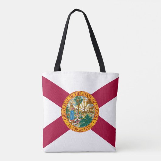 Tote Bag Drapeau de l'État de Floride (Dos)