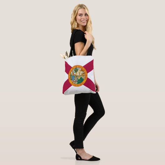Tote Bag Drapeau de l'État de Floride (Sur le modèle)