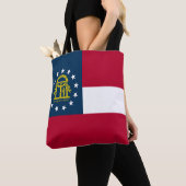 Tote Bag Drapeau de l'État de Géorgie (De près)