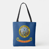 Tote Bag Drapeau de l'État de l'Idaho (Dos)