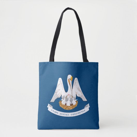 Tote Bag Drapeau de l'État de Louisiane (Devant)