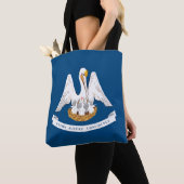 Tote Bag Drapeau de l'État de Louisiane (De près)