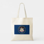 Tote Bag Drapeau de l'État de l'Utah (Dos)