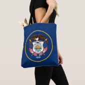 Tote Bag Drapeau de l'État de l'Utah (De près)
