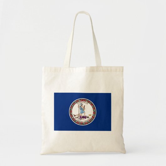 Tote Bag Drapeau de l'État de Virginie (Devant)