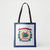 Tote Bag Drapeau de l'État de Virginie occidentale (Devant)