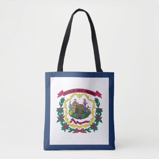 Tote Bag Drapeau de l'État de Virginie occidentale (Devant)