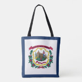 Tote Bag Drapeau de l'État de Virginie occidentale (Dos)