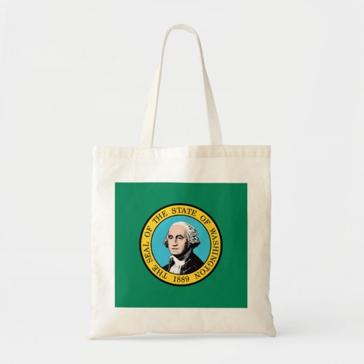 Tote Bag Drapeau de l'État de Washington (Devant)