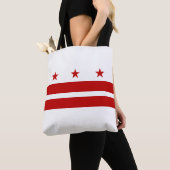 Tote Bag Drapeau de l'État de Washington DC (De près)