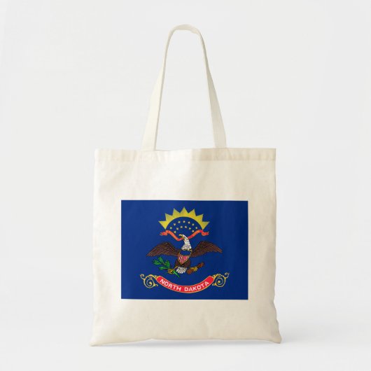 Tote Bag Drapeau de l'État du Dakota du Nord (Devant)