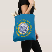 Tote Bag Drapeau de l'État du Dakota du Sud (De près)