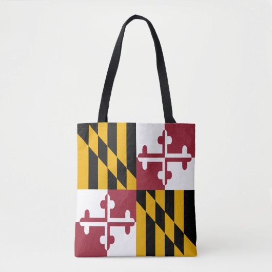 Tote Bag Drapeau de l'État du Maryland (Devant)