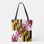 Tote Bag Drapeau de l'État du Maryland (Dos)
