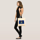 Tote Bag Drapeau de l'État du Michigan (Devant (modèle))