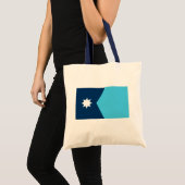 Tote Bag Drapeau de l'État du Minnesota (Devant (produit))