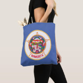 Tote Bag Drapeau de l'État du Minnesota (De près)