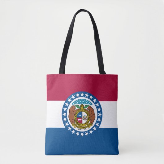 Tote Bag Drapeau de l'État du Missouri (Devant)