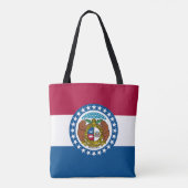 Tote Bag Drapeau de l'État du Missouri (Dos)