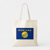 Tote Bag Drapeau de l'État du Montana (Dos)