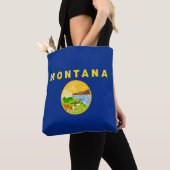 Tote Bag Drapeau de l'État du Montana (De près)
