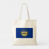 Tote Bag Drapeau de l'État du Nebraska (Dos)