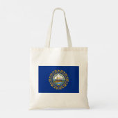 Tote Bag Drapeau de l'État du New Hampshire (Dos)