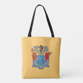 Tote Bag Drapeau de l'État du New Jersey (Dos)