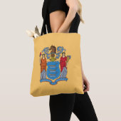 Tote Bag Drapeau de l'État du New Jersey (De près)