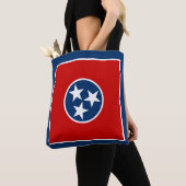 Tote Bag Drapeau de l'État du Tennessee (De près)
