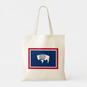 Tote Bag Drapeau de l'État du Wyoming (Dos)