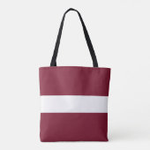 Tote Bag Drapeau de Lettonie (Dos)