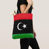 Tote Bag Drapeau de Libye cool (De près)