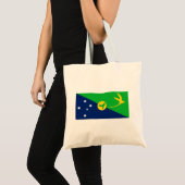 Tote Bag Drapeau de l'île Christmas (Devant (produit))