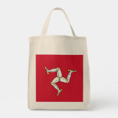 Tote Bag Drapeau de l'île de Man (Dos)