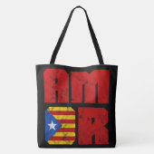 Tote Bag Drapeau de l'indépendance catalane (Dos)