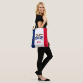 Tote Bag Drapeau de l'Iowa (Sur le modèle)