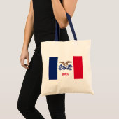 Tote Bag Drapeau de l'Iowa (Devant (produit))