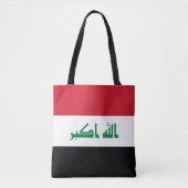 Tote Bag Drapeau de l'Irak (Devant)