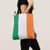 Tote Bag Drapeau de l'Irlande (De près)