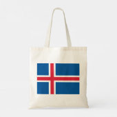 Tote Bag Drapeau de l'Islande (Dos)