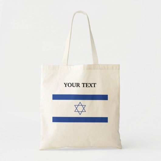 Tote Bag Drapeau de l'Israël (Devant)