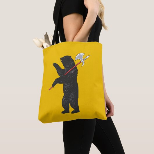 Tote Bag Drapeau de l'oblast de Iaroslavl (De près)