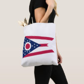 Tote Bag Drapeau de l'Ohio (De près)