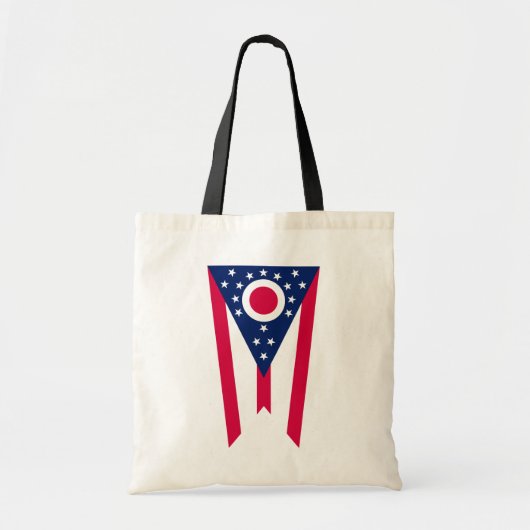 Tote Bag Drapeau de l'Ohio : la bannière Buckeye State (Devant)