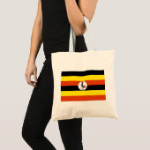 Tote Bag Drapeau de l'Ouganda (Devant (produit))