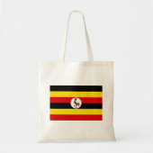 Tote Bag Drapeau de l'Ouganda (Devant)