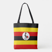 Tote Bag Drapeau de l'Ouganda (Dos)